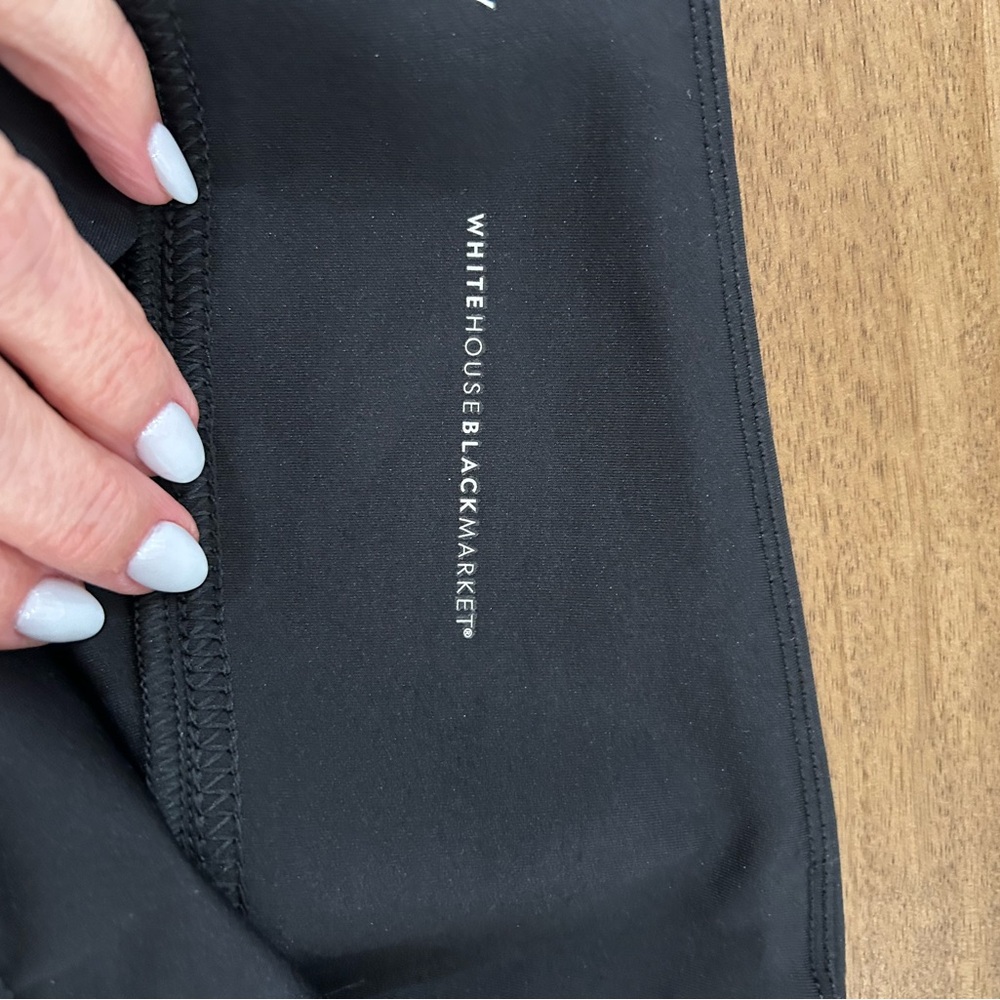WHBM Runway Leggings with Silver Zippers - Picture 2 of 11